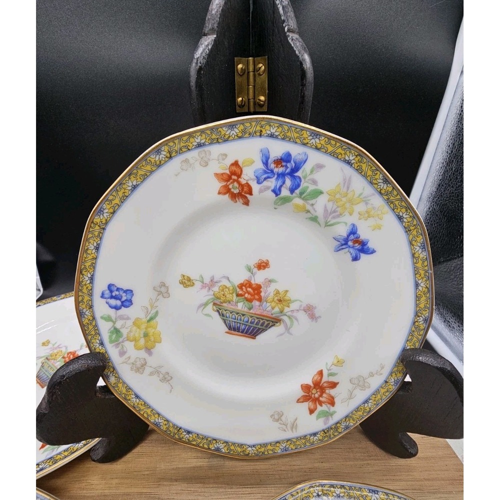 8 - Theodore Haviland Bread/Dessert Plate, 6.5" Ganga Pattern, Limoges, France